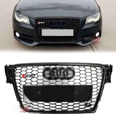 Mascherina Anteriore Sportiva RS4 Style per Audi A4 B8 2007-2011