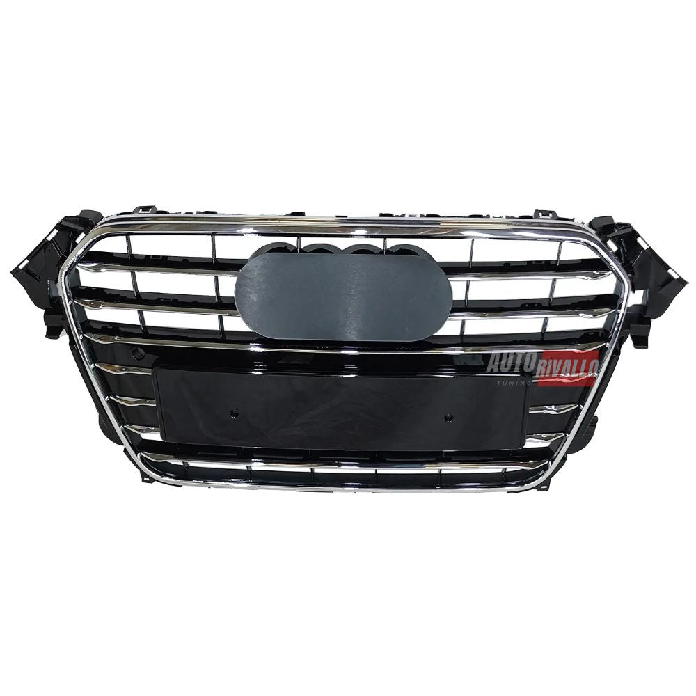 Audi A4 B8 8K 2011-2015 Griglia S-Line Look Nero Cromato