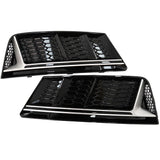 Audi A4 B9 2015-2019 Griglie Fendinebbia RS4 Nero Argento
