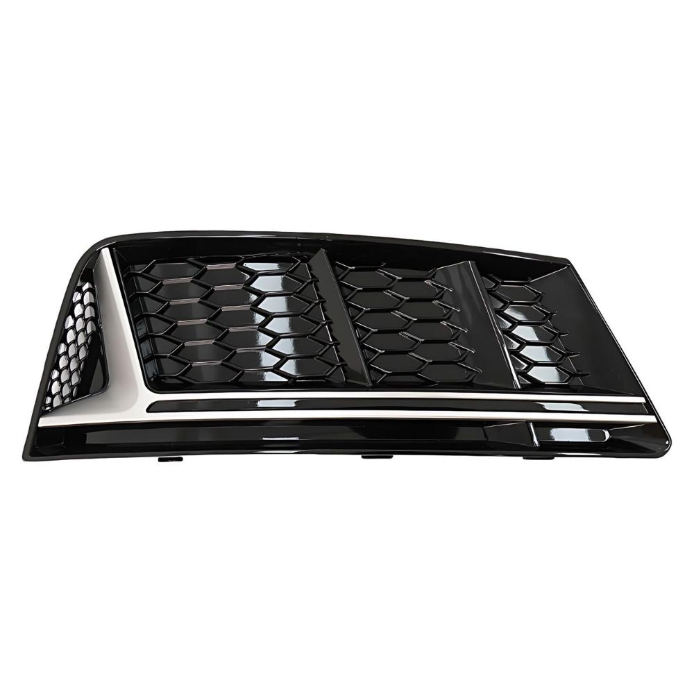 Audi A4 B9 2015-2019 Griglie Fendinebbia RS4 Nero Argento