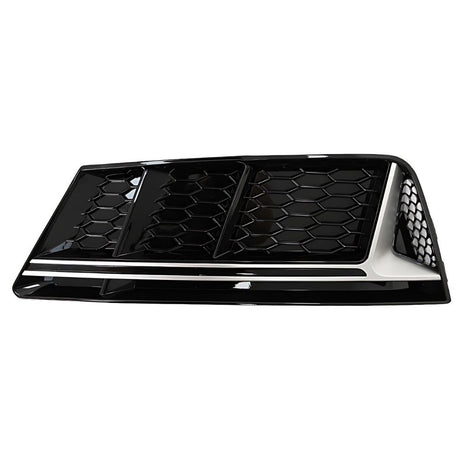 Audi A4 B9 2015-2019 Griglie Fendinebbia RS4 Nero Argento