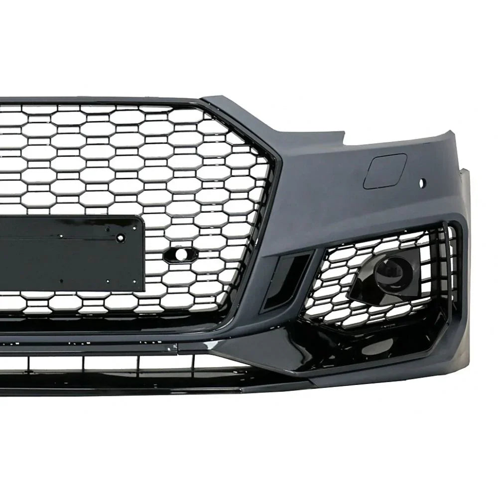 AUDI Q7 SQ7 4M Lip Spoiler Paraurti Anteriore Sport Nero Lucido AUDI Q7 SQ7 4M Lip Spoiler Paraurti Anteriore Sport Nero Lucido