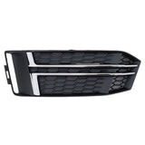 Audi A4 B9 S-Line 15-19 Griglie Fendinebbia RS4 Nero Argento