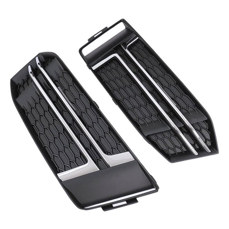Audi A4 B9 S-Line 15-19 Griglie Fendinebbia RS4 Nero Argento