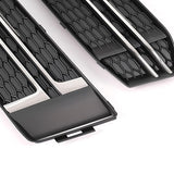 Audi A4 B9 S-Line 15-19 Griglie Fendinebbia RS4 Nero Argento