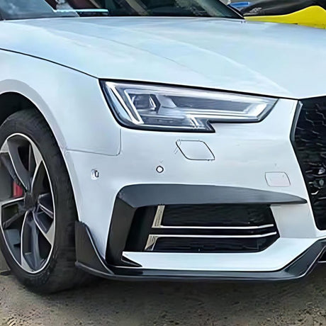 Audi A4 B9 S-Line 15-18 Griglie Fendinebbia RS4 Nero Cromato