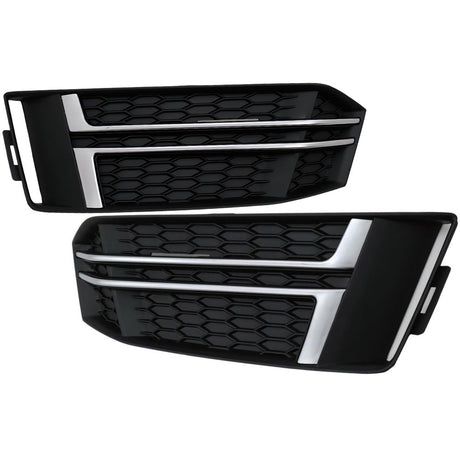 Audi A4 B9 S-Line 15-18 Griglie Fendinebbia RS4 Nero Opaco