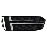 Audi A4 B9 S-Line 15-18 Griglie Fendinebbia RS4 Nero Opaco