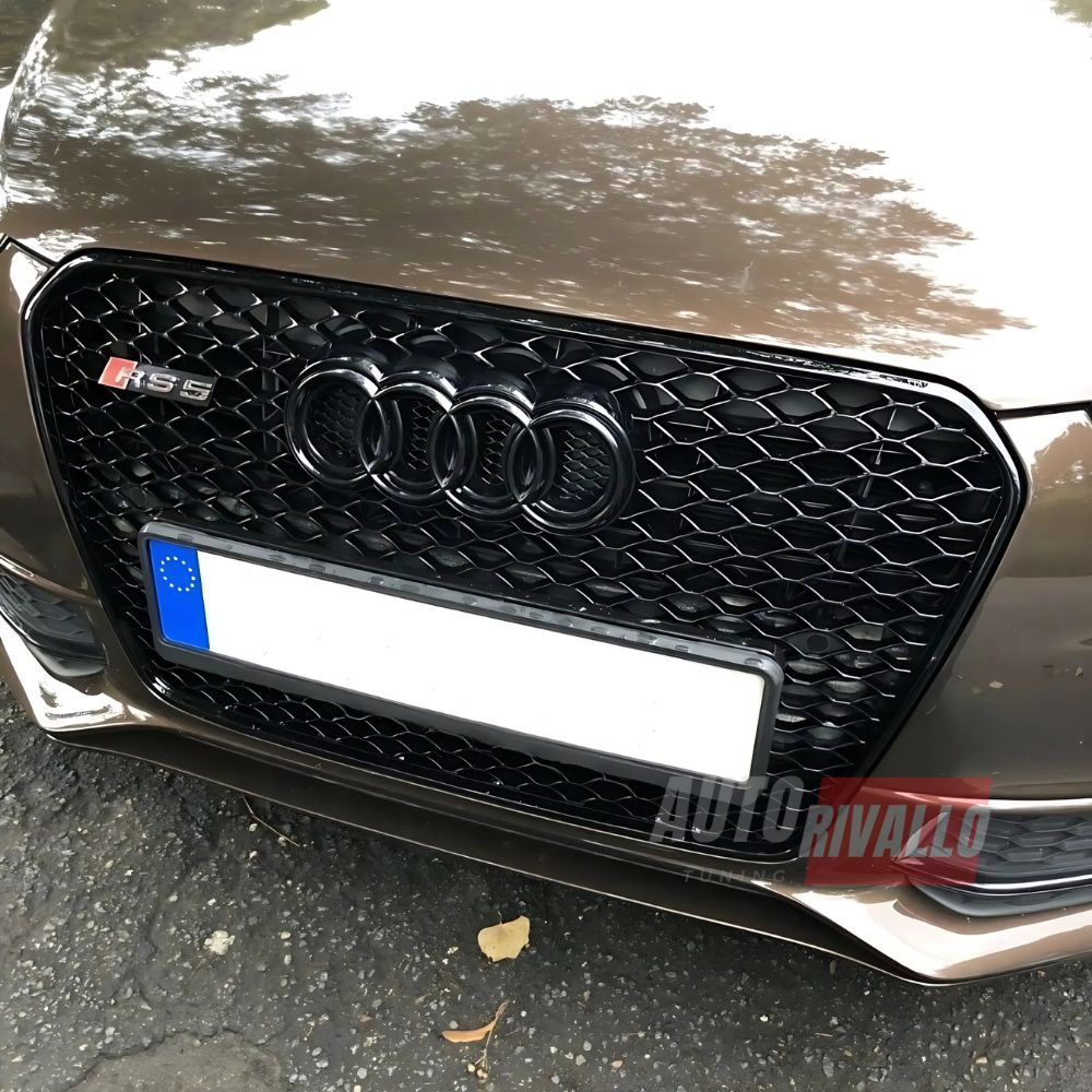 Audi A5 8T 2012-2016 Griglia Anteriore RS5 Look Nero Lucido