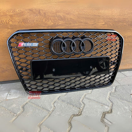 Audi A5 8T 2012-2016 Griglia Radiatore RS5 Look Nero Lucido