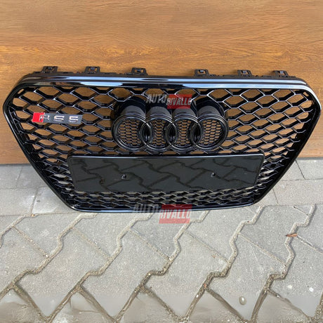 Audi A5 8T 2012-2016 Griglia Radiatore RS5 Look Nero Lucido