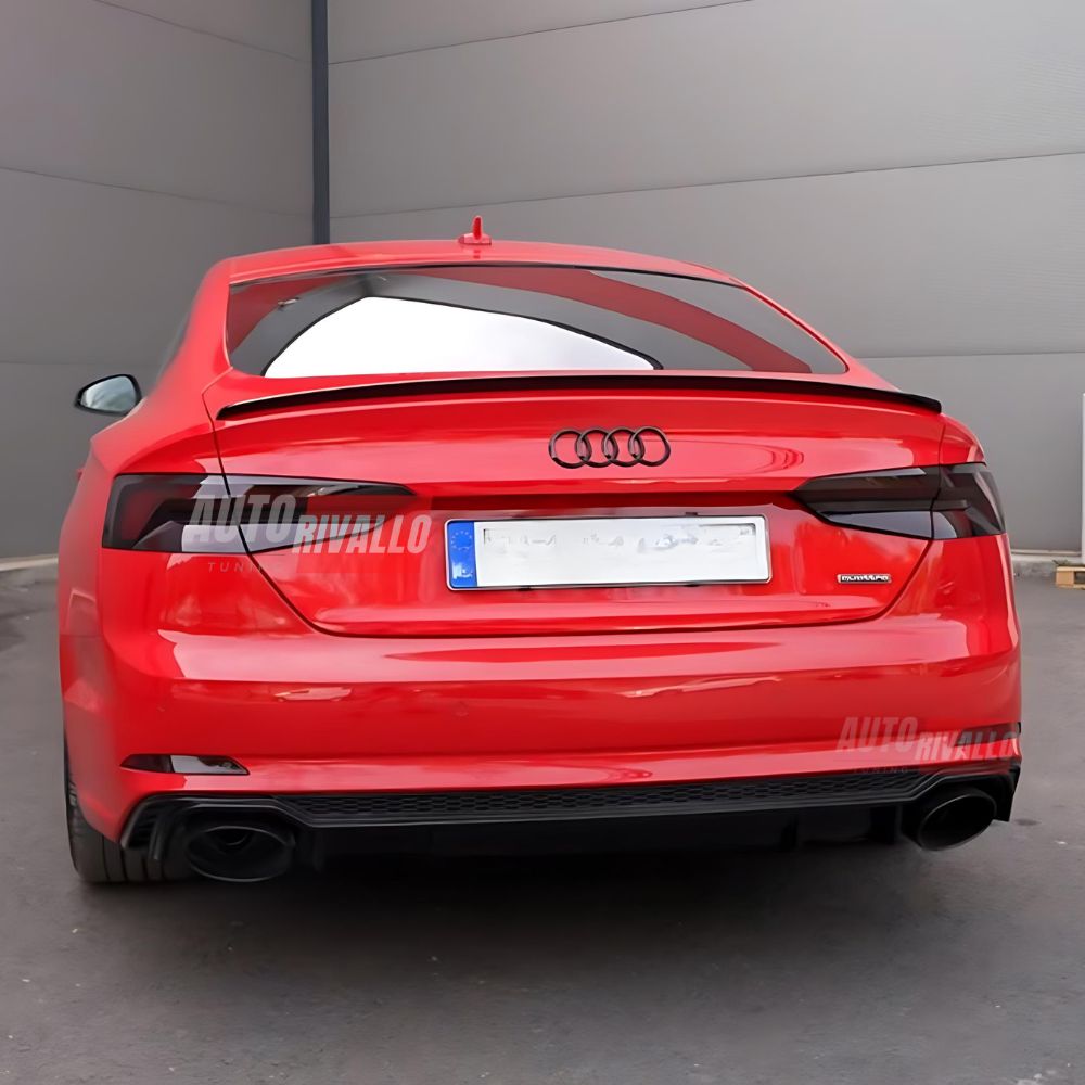 Audi A5 F5 Sportback 16-19 Spoiler Cofano RS5 Nero Lucido