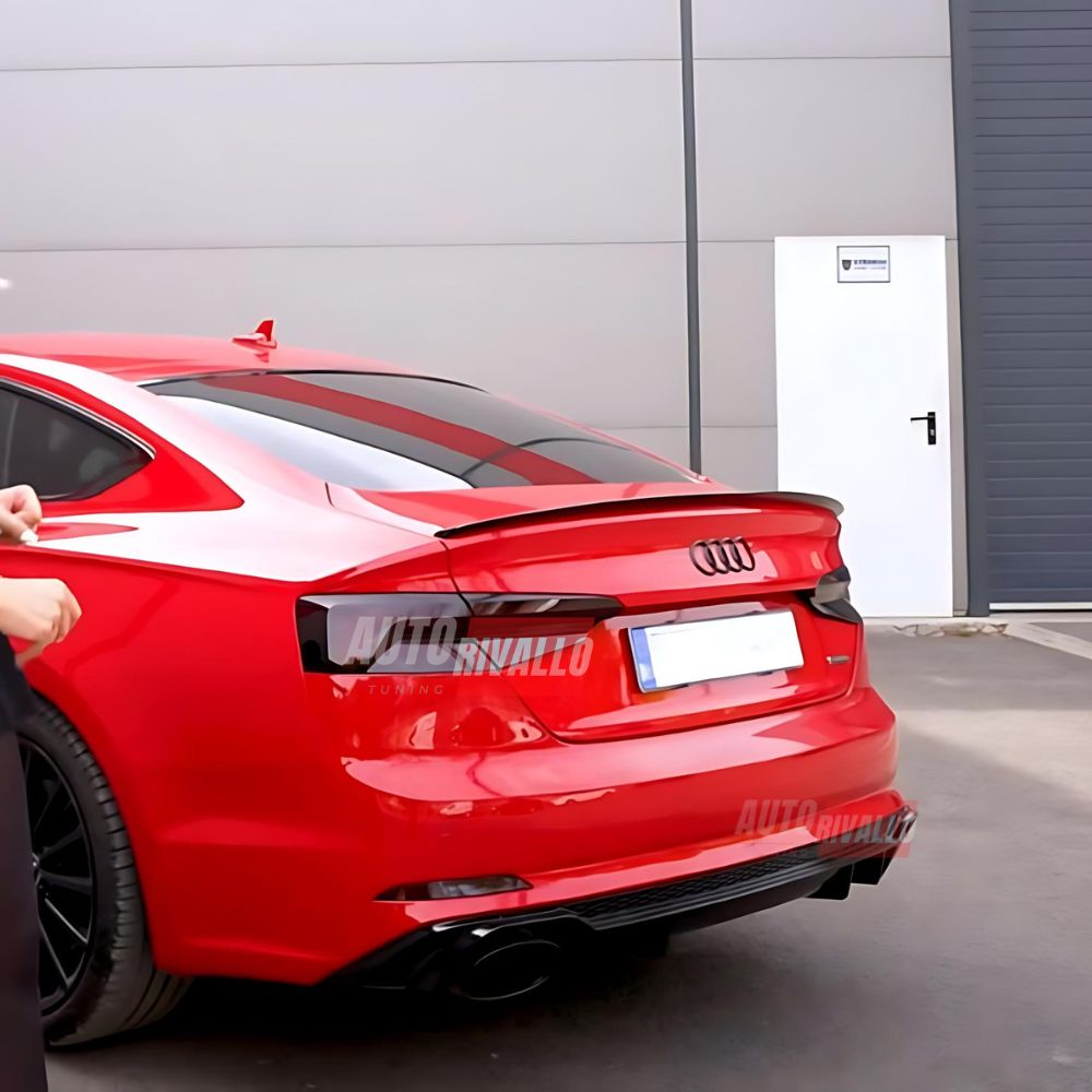 Audi A5 F5 Sportback 16-19 Spoiler Cofano RS5 Nero Lucido
