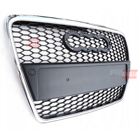 Audi A6 C6 4F 2004-2008 Griglia Radiatore Look RS6 Nero Cromato