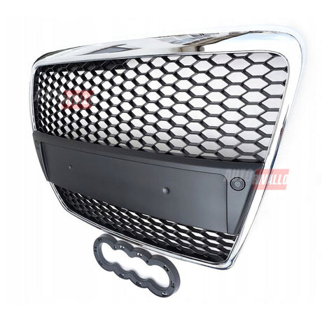 Audi A6 C6 4F 2004-2008 Griglia Radiatore Look RS6 Nero Cromato