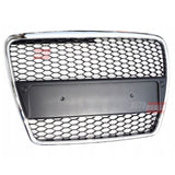 Audi A6 C6 4F 2004-2008 Griglia Radiatore Look RS6 Nero Cromato