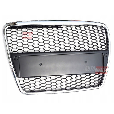 Audi A6 C6 4F 2004-2008 Griglia Radiatore Look RS6 Nero Cromato