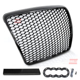 Audi A6 C6 4F 2008-2011 Griglia Radiatore Look RS6 Nero Lucido