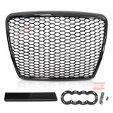 Audi A6 C6 4F 2008-2011 Griglia Radiatore Look RS6 Nero Lucido
