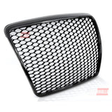 Audi A6 C6 4F 2008-2011 Griglia Radiatore Look RS6 Nero Lucido
