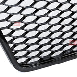 Audi A6 C6 4F 2008-2011 Griglia Radiatore Look RS6 Nero Lucido