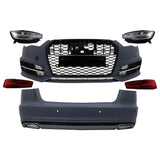 Audi A6 C7 4G Berlina 2011-2017 Body Kit Completo 2018 Design (Fari Anteriori LED, Fanali Posteriori LED, Paraurti RS6, Paraurti Sport, Griglia RS6 