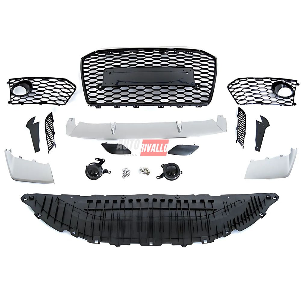 Paraurti anteriore RS6 look per Audi A6 C7 4G 2015-2018 