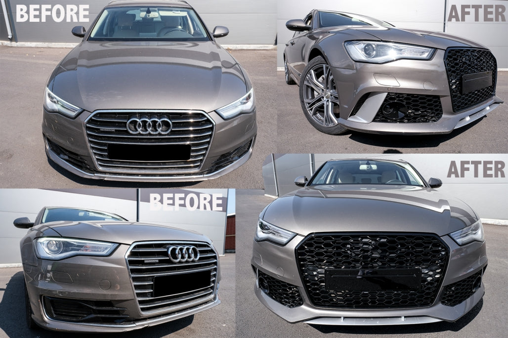 Paraurti anteriore RS6 look per Audi A6 C7 4G
