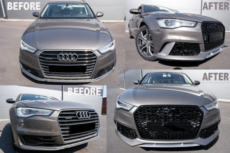 Paraurti anteriore RS6 look per Audi A6 C7 4G