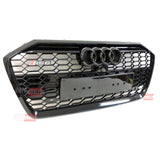Audi A6 C8 4K 2018-2023 Griglia Anteriore RS6 Look Nero Lucido