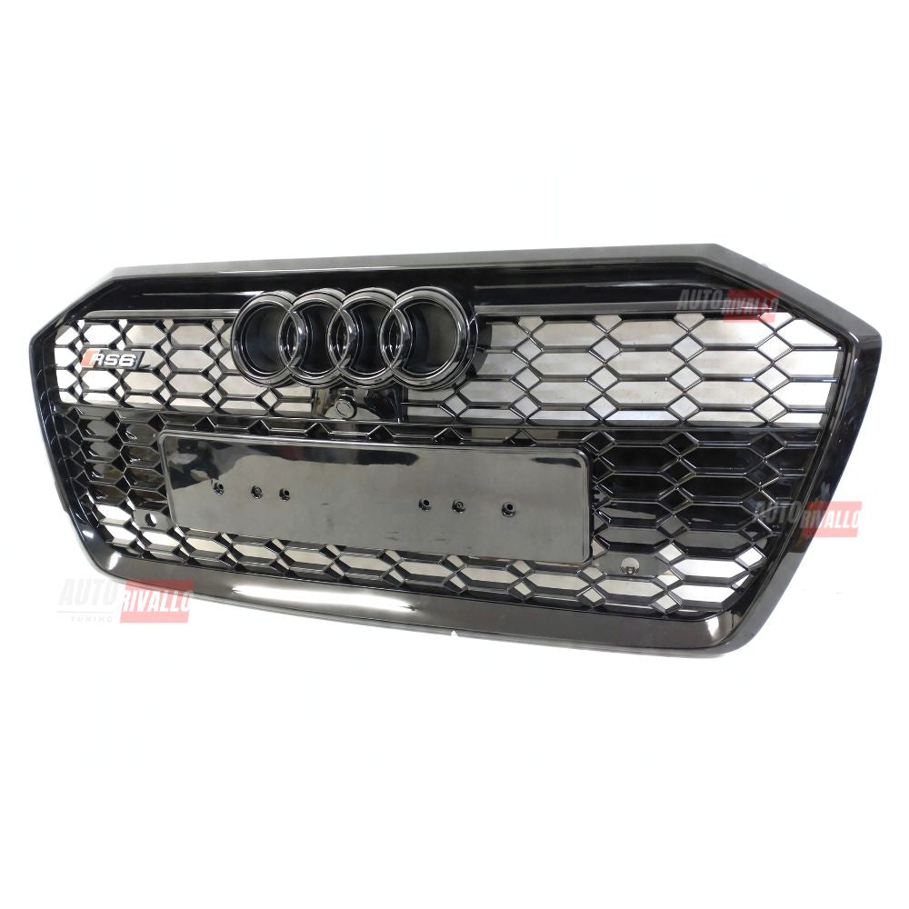 Griglia Nero Lucido RS6 Look per Audi A6 C8 S6 e S-Line