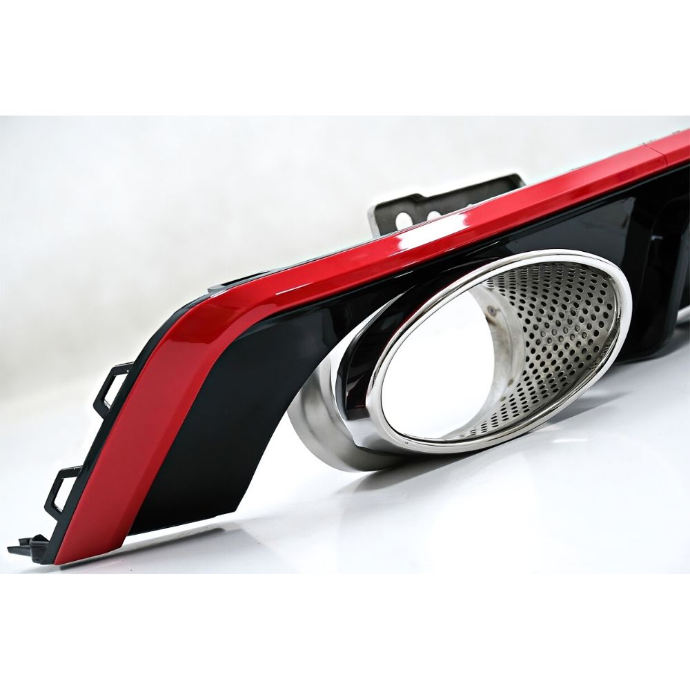 Audi A6 C8 4K S-Line 2018-2023 Diffusore Sotto Paraurti Posteriore RS6 Look
