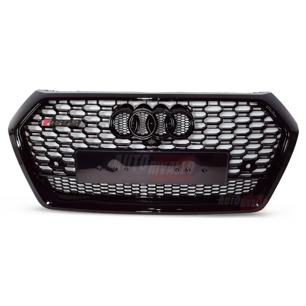 Audi Q5 FY 2016-2020 Griglia Radiatore RSQ5 Look - Quattro, Nero Lucido