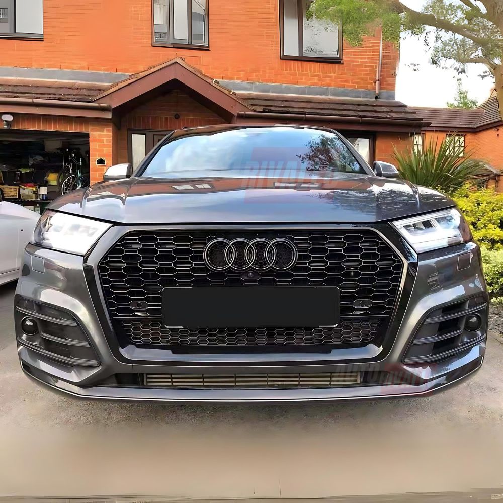 Audi Q5 FY 2016-2020 Griglia Radiatore RSQ5 Look - Quattro, Nero Lucido