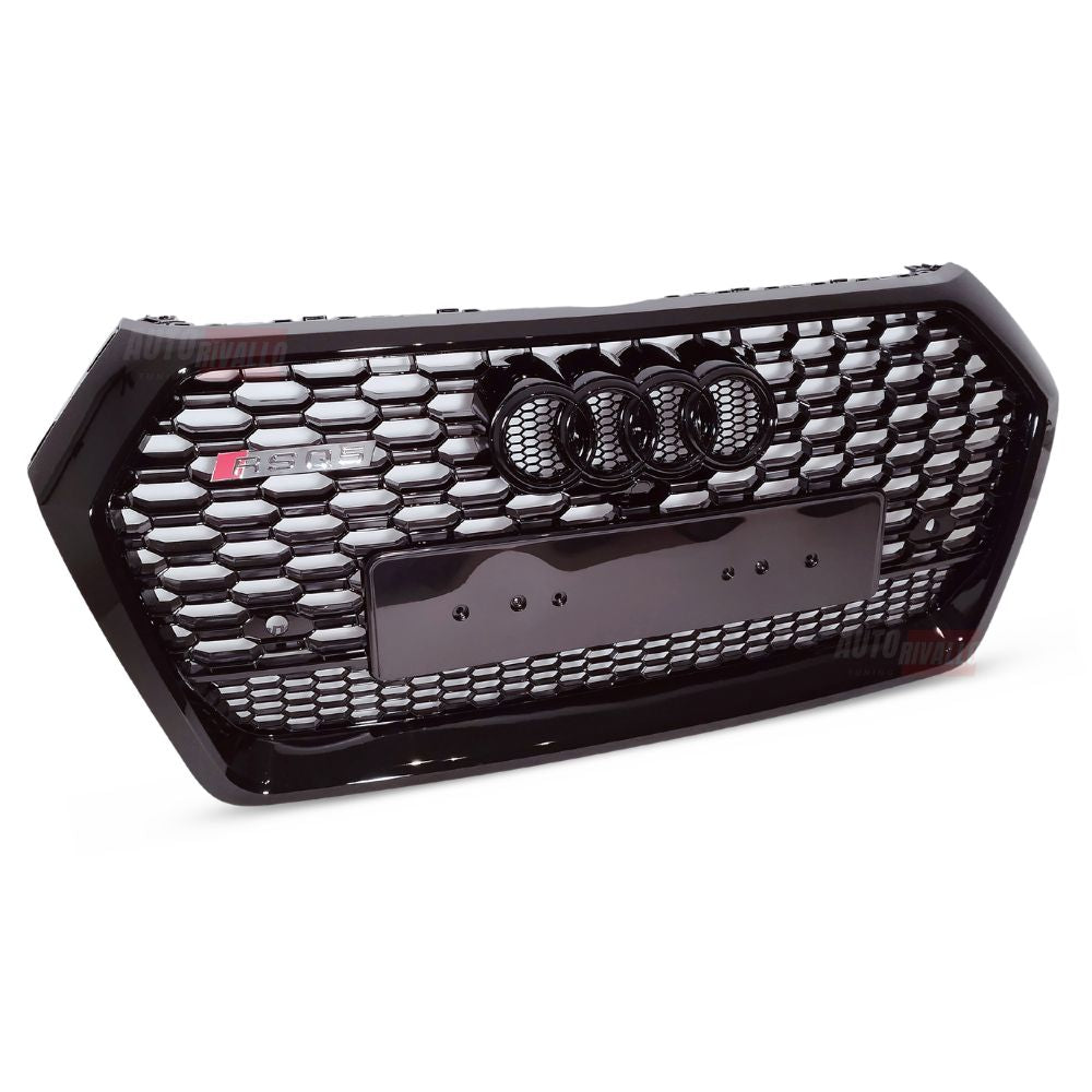 Audi Q5 FY 2016-2020 Griglia Radiatore RSQ5 Look - Quattro, Nero Lucido