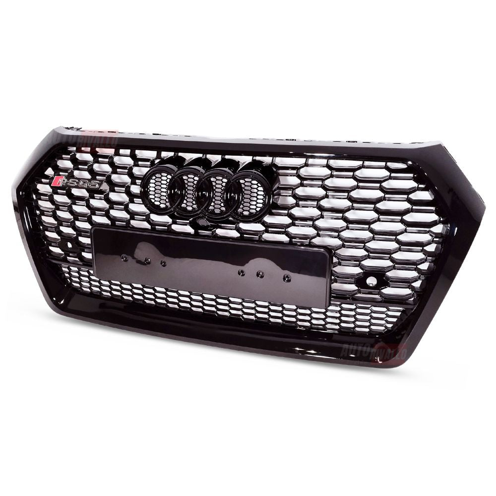 Audi Q5 FY 2016-2020 Griglia Radiatore RSQ5 Look - Quattro, Nero Lucido