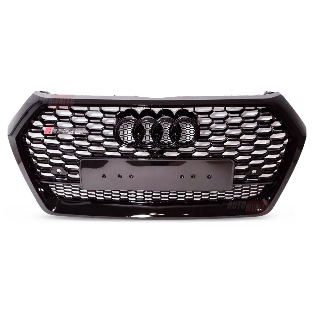 Audi Q5 FY 2016-2020 Griglia Radiatore RSQ5 Look - Quattro, Nero Lucido