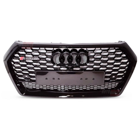 Audi Q5 FY 2016-2020 Griglia Radiatore RSQ5 Look - Quattro, Nero Lucido