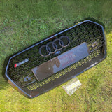 Audi Q5 FY 2016-2020 Griglia Radiatore RSQ5 Look - Quattro, Nero Lucido