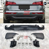 Audi Q5 FY 2021-2024 Diffusore Posteriore RSQ5 Look Nero