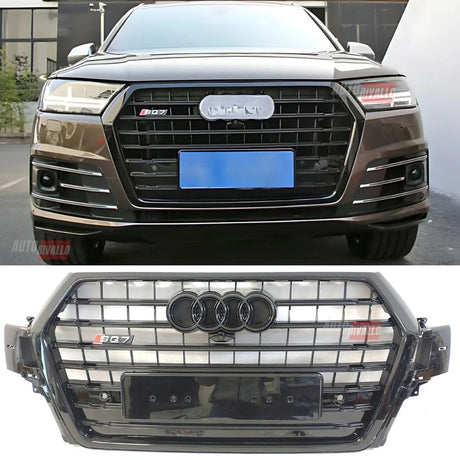 Audi Q7 4M 2015-2019 Griglia Anteriore SQ7 Look Nero Lucido