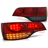 Audi Q7 4L 2005-2009 Fanali Posteriori Stop LED Rosso Fumé