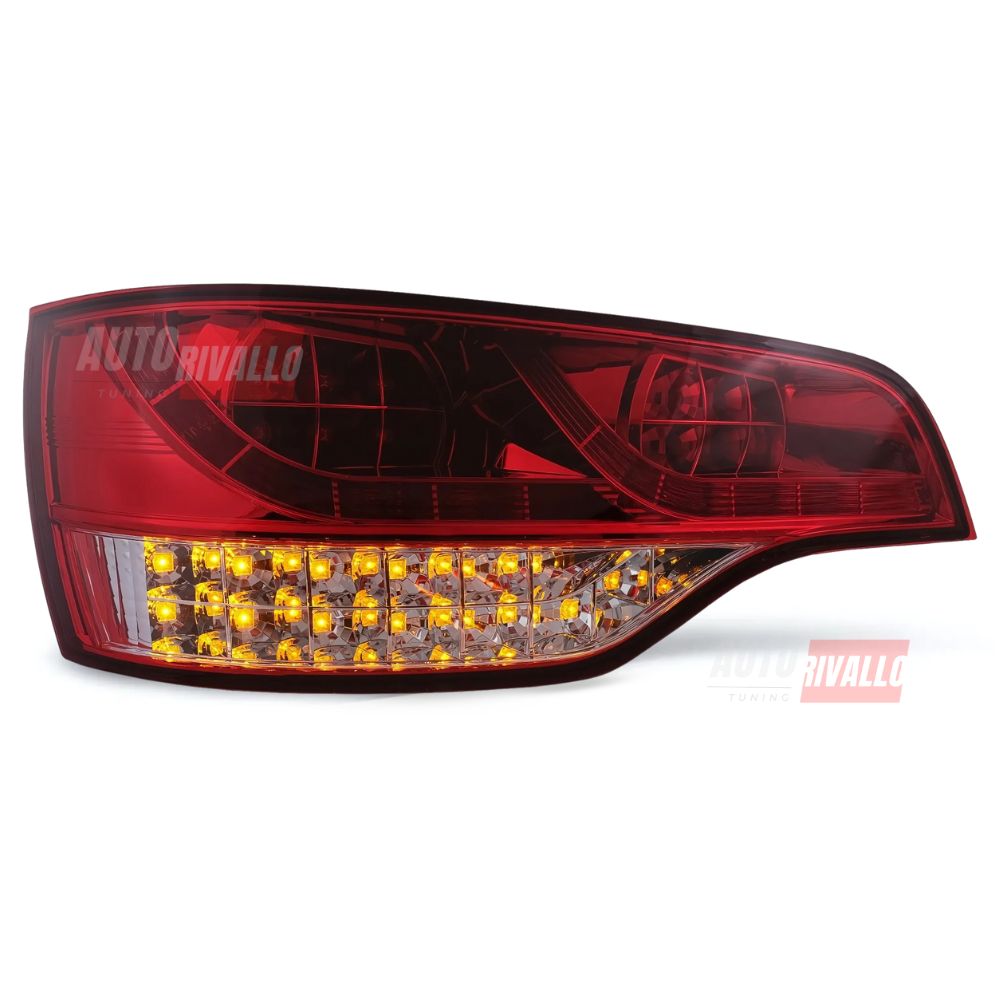 Audi Q7 4L 2005-2009 Fanali Posteriori Stop LED Rosso Fumé