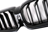 BMW 5 G30 G31 LCI 20-23 Griglia LED Doppia Striscia Nera Illuminata - autorivallo