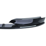 BMW Serie 1 E82 E88 2011–2013 Spoiler Anteriore Nero Lucido