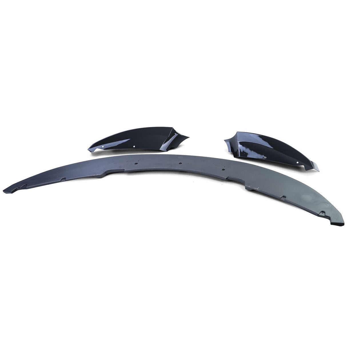 BMW Serie 1 E82 E88 2011–2013 Spoiler Anteriore Nero Lucido