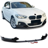 BMW Serie 1 F20 F21 2015–2019 Spoiler Anteriore Nero Lucido