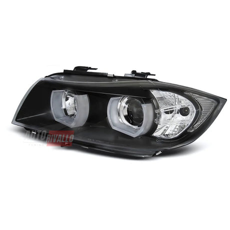 BMW Serie 3 E90 E91 2005-2008 Fari Anteriori Angel Eyes 3D LED