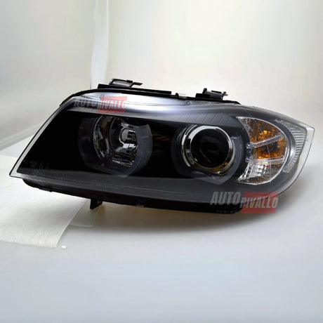 BMW Serie 3 E90 E91 05-08 Fari Anteriori Angel Eyes 3D U-LED