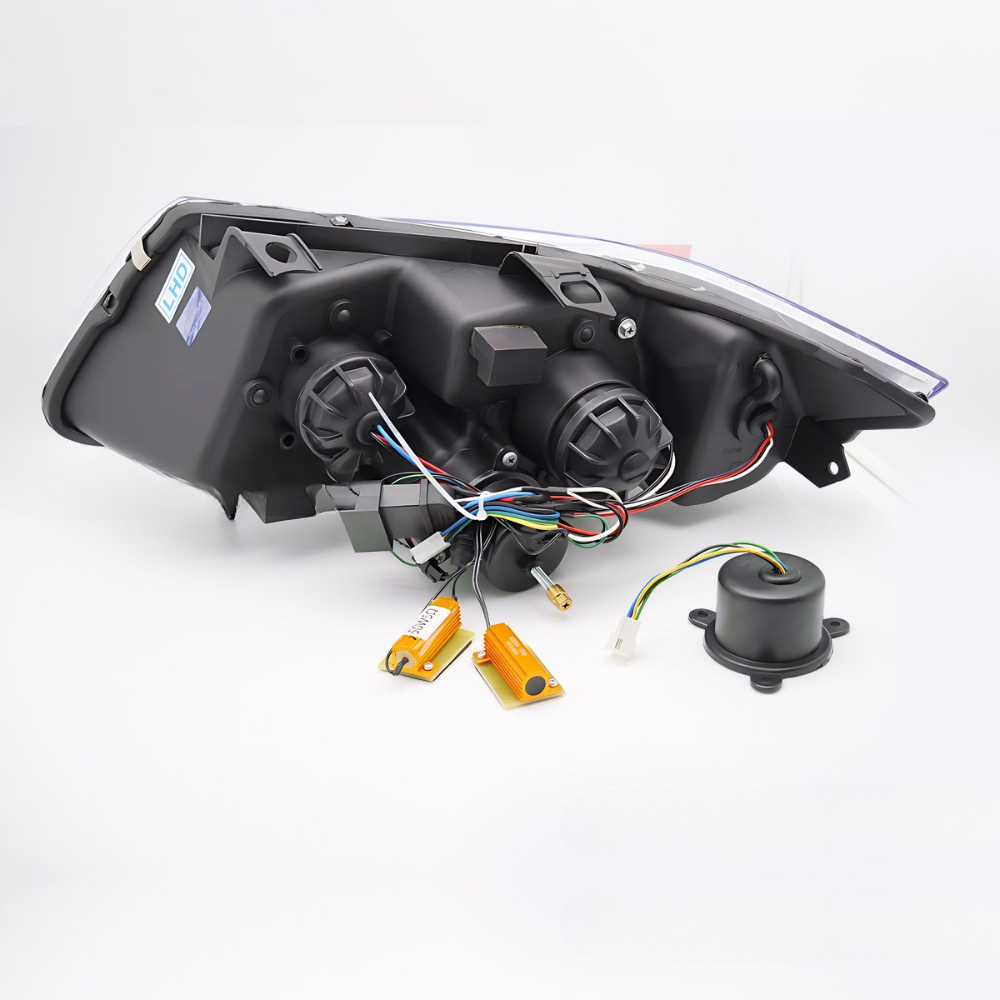 BMW Serie 3 E90 E91 2005-2008 Fari Anteriori Full LED Cromati